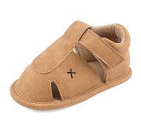 Bébé Garçons Semelle Souple des Sandales Bambin Antidérapant Été Chaussures,Kaki,12-18 Mois