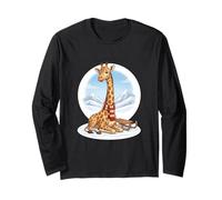 Bébé Girafe avec Luge D’Hiver Manche Longue