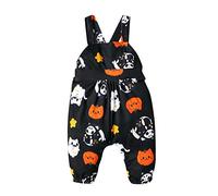 Bébé Halloween Bodysuit Onesie Côtelé Body Citrouille Sourire Tenues Enfant Barboteuse Nœud Papillon Mon Premier Costume d'halloween