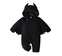 Bebe Halloween Costume Grenouillère d'Halloween pour garçon et fille Deguisement Chauve Souris Chaud de Citrouille garçons Filles Nouveau-né Barboteuse Infantile Cosplay Photographie Vêtements