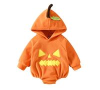 Bebe Halloween Costume Pyjama Combinaison Bébé Garçon Fille Chauve-Souris Cosplay Citrouille Capuche Barboteuse Magnifique Ensemble De Déguisement Photographie