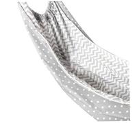 Bébé hamac de bébé 51x39 Pouces Soft Confortable Coffre de Coton en Toute sécurité accroché Swing hamac pour la Chambre décor la Maison Gris