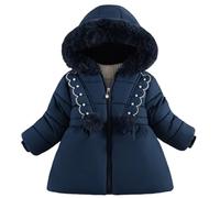 Bébé Hiver Manteau Enfants Garçons Veste ourson cartoon avec fermeture éclair Cardigan Pull vêtements d'extérieur Paquetable et Résistante à L’Eau Bébé Ski Doudoune à Capuche Chaud