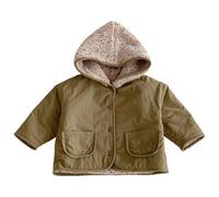 Bébé Hiver Manteau Enfants Garçons Veste ourson cartoon avec fermeture éclair Coupe-Vent Automne Vêtements d'extérieur Paquetable et Résistante à L’Eau Doudoune Épaisse à Capuche Bébé