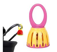 Bébé Hochet Manipulé Cage Cloche, Cloche Musicale Pour enfant Jouet | À Main Instrument D'Éveil Sonore Éducatif, Main Shaker Saisir Hochet, Éducatif Jouet Jingle Bell Pour Les enfant