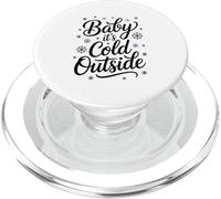 Bébé, Il Fait Froid Dehors, Amoureux De Noël, Saison d'hiver PopSockets PopGrip pour MagSafe