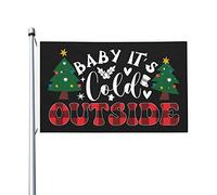 Bébé, Il Fait Froid Dehors Drapeaux Décoratif Colorée Drapeau De Jardin Durable Drapeaux De Jardin Pour Patio Intérieure Balcon 90X150 Cm