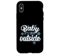 Bébé il Fait Froid Dehors en Hiver Le Plus Profond Coque pour iPhone X/XS