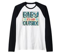 bébé il Fait Froid Dehors Hiver Neige Saison Amant Manche Raglan