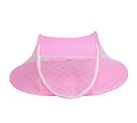 Bébé Infant Lit moustiquaire, bébé pliable Pop-up berceau Cradle Anti-Bug Tente Mosquito Maille Net Portable Nursery Lit Lit Canopy Voyage lit Jouer Shades(rose)