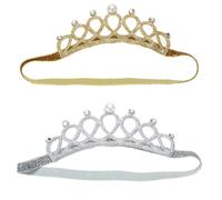 Bébé Infantile Bandeaux Enfants Perle Cristal Couronne Bébé Élastique Bandeau Filles Cheveux Accessoires Filles Photo Accessoires
