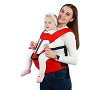 Bébé Infantile Sling Carrier Respirant Allaitement Carriers Doux Nylon Coton Porte-bébé Porte-bébé pour bébé Toddler All Season(Rouge)