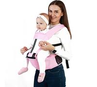 Bébé Infantile Sling Carrier Respirant Allaitement Carriers Doux Nylon Coton Porte-bébé Porte-bébé Porte-bébé pour Nouveau-né Sac Porte-bébé pour bébé Toddler All Season(Rose)