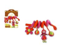 bébé jouet spirale d'activité en peluche animaux lit décoration chambre siège auto avec grlot musical