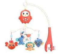 Bébé jouets mois berceau mobile avec télécommande musique lit cloche animal hochet rouge Rouge G