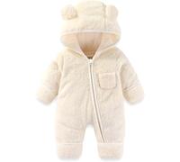 Bebe Jumpsuit Tricoté Polaire Combinaison Hivernale Flanelle Naissance Pas Cher Barboteuse 0-12 Mois