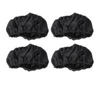 Bébé Landau Poussette à la poussière Housse Protection Anti-Poussière Couvertures de protection des roues 4 Housse de Pluie de Enfant Bébé Poussette Landau étanche protection UV Accessoires (Noir)(S)