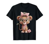Bébé Lion Cub Kawaii Personnage Mode Safari Animal T-Shirt