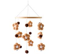 Bébé mobile, mobiles modernes de pépinières, jouet de basset pour bébé | Bassinet moderne | Crib Carrousel Boys & Girl 12 mois, lit en forme, poussette, siège d'auto, inclure des fleurs colorées, de p