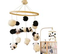 Bébé mobile pour les filles, voiture de chambre d'enfant - Mobile de voiture pour berceau - Siège auto coloré mobile pour bébé, panda, design astronaute pour la décoration de la maison d'enfant pour