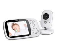 Bébé Moniteur 3.2 Inches LCD Couleur Babyphone Caméra Vidéo Bébé Surveillance 2.4 GHz Bidirectionnelle Vision Nocturne[295]