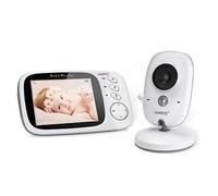 Bébé Moniteur 3.2" Lcd Couleur Babyphone Vidéo Ecoute Bébé Video Camera Surveillance 2.4 Ghz Bidirec