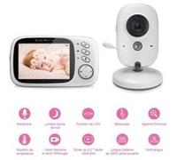 Bébé Moniteur 3.2 LCD Couleur Babyphone Vidéo Ecoute Bébé Video Camera Surveillance 2.4 GHz Bidirectionnelle Vidéo Babyviewer G