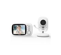 Bébé Moniteur Annew, Babyphone numérique sans Fil 2.4 GHz avec LCD Caméra Surveillance, VOX Mode, Vision Nocturne (JK3-3.2"LCD)