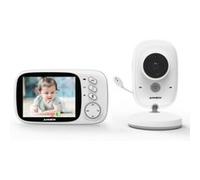 Bébé Moniteur Annew, Babyphone numérique sans Fil 2.4 GHz avec LCD Caméra Surveillance, VOX Mode, Vision Nocturne (JK3-3.2”LCD) G