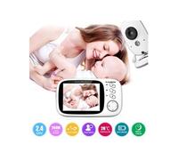 BéBé Moniteur FLOUREON VB603-EU Bidirectionnel (Intercom) Sans Fil NuméRique 2,4 GHz CaméRa De SéCurité Vision Nocturne