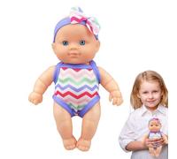Bébé nouveau-né, poupées nouveau-nées douces avec plein corps réaliste, vraie bébé réaliste, nouveau-né réaliste, élastique réglable cadeau pour anniversaire et fête des