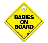 Bébé on Board, Bébéà Bord, on Board, Bébé Unisexe Jaune et Noir Traditionnel, Baby on Board, Bébéà Bord, Panneau Bébéà bord, maternité, grossesse, bébé Coque, signe, autocollant, en voiture, autocollant, petit-enfant à bord