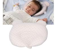 Bébé oreiller nouveau - né coton respirant bébé oreiller protection contre le syndrome de la tête plate 0 à 12 m-VIE