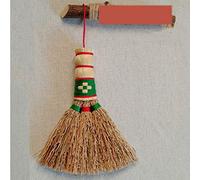 Bébé Pendentif De Balai De Chevet Décoration Mauvais Esprit Dormant Bébé Mini Balai, Plants De Sorgho, Fabrication De Paille(Colour:Balai En Soie Dorée)