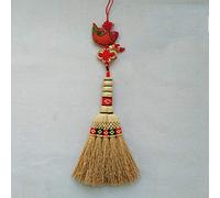 Bébé Pendentif De Balai De Chevet Décoration Mauvais Esprit Dormant Bébé Mini Balai, Plants De Sorgho, Fabrication De Paille(Colour:Wuzhishan)