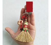 Bébé Pendentif De Balai De Chevet Décoration Mauvais Esprit Dormant Bébé Mini Balai, Plants De Sorgho, Fabrication De Paille(Colour:Bouton De Sécurité)