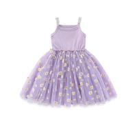 Bébé Petites Filles Robes Soiree Princesse sans Manches Robe Enfant Fille été Princesse pour Anniversaire Formel fête Mariage Baptême Demoiselle d'honneur Communion Robe 6 Mois-4 Ans