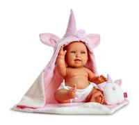 Bébé poupée avec accessoires Berjuan Licorne (38 cm)
