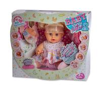 Berjuan Baby Susu Interactive Sister With Accessories 38 Cm Doll Rose