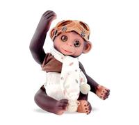 Bébé poupée Berjuan Anireal 35 cm Singe pilote