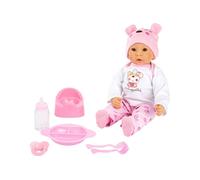 Small Foot Bébé Poupée Fille avec Accessoires, Jouet de Jeu de Rôle, avec Corps Souple, 5 Pièces, 11522
