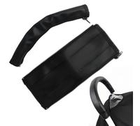 Bébé Protège-mains pour Poussettes Cuir Pu, Housses de Guidon en Similicuir, Protection Guidon Poussette, Poussette Accoudoir Poignée Amovible Zipper, avec Bugaboo FOX 1, 2 et 3 | BEE 5 et 6