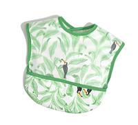 Bébé Riz Poche Étanche Bavoir Infant Manger Des Vêtements Imperméable Salive Serviette Enfants Bavoir Coton Sans Manches Anti-Usure Toucan