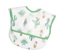 Bébé Riz Poche Étanche Bavoir Infant Manger Des Vêtements Imperméable Salive Serviette Enfants Bib Coton Sans Manches Anti-Dressing Meaty En Pot