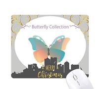 bébé rose & amp; blue butterfly collection la nuit de noël, tapis de souris en caoutchouc