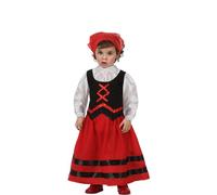 Bébé Rouge Costume Pastora (Taille 6-12m) Multicolore