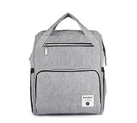 Bébé sac à langer, sac à dos Nappy avec voyage imperméable, sac à langer de maternité grande capacité Wide-Open Sac à dos de maman de sac à dos pour le transport de bébé 10 "x16" x8 "(Gris)