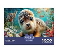 bébé sceauPuzzle 1000 Pièces Educa Jouet en Bois Divertissement Créatif Décoration Intérieure Jardin sous-Marin Jeu Éducatif Challenge Toy Adultes & Enfants des 14 Ans 70x50cm/1000pcs