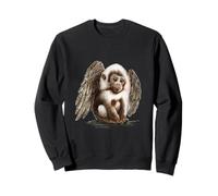 Bébé Singe Volant Mignon pour sorcières et sorcières Sweatshirt