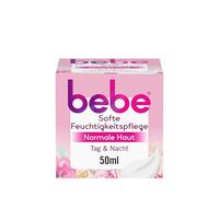 bebe Soin hydratant doux 50 ml, hydrate les peaux normales pendant 24 heures avec extrait de pêche et vitamine E